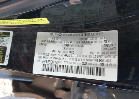 2016 Scion Ia from USA, damaged, VIN 3MYDLBZV3GY122470